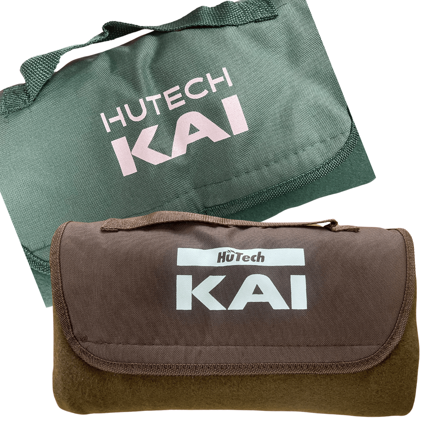 KAI - Set of 2 Blankets (Green or Brown)