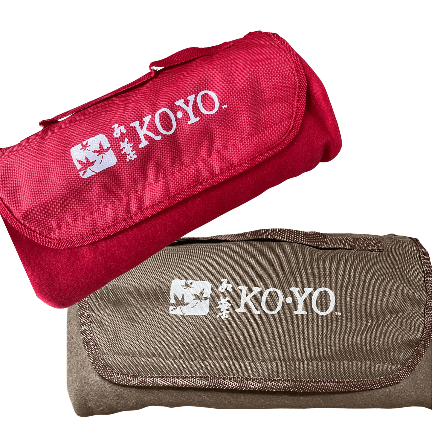 KOYO - Set of 2 Blankets - Brown or Red